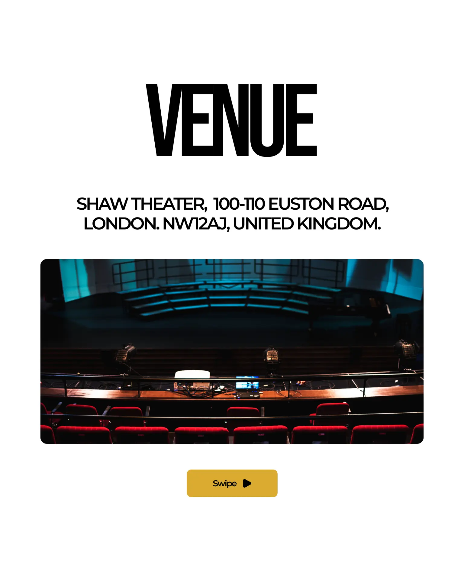 Venue Slide, Shaw Theatre