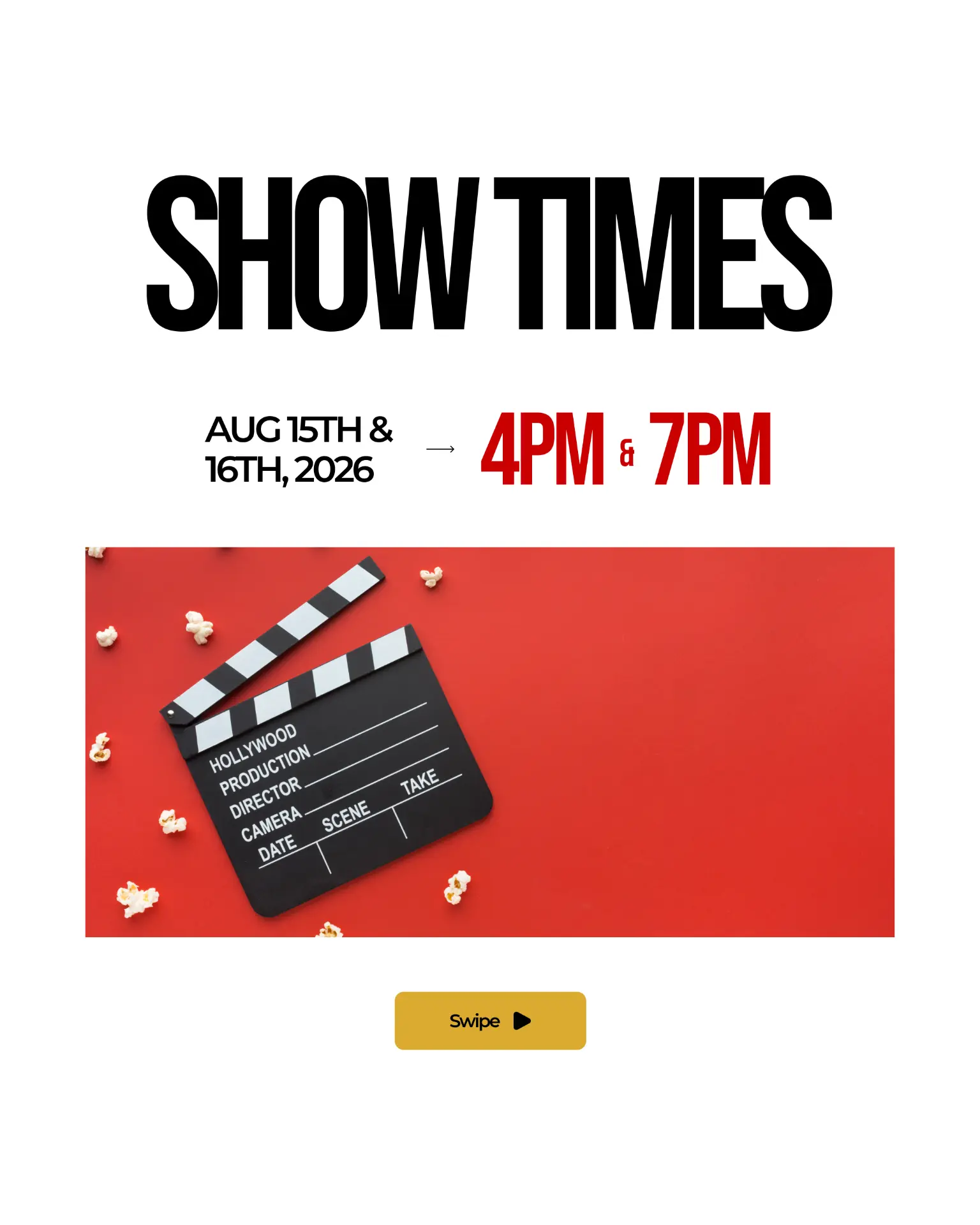 Show Times Slide